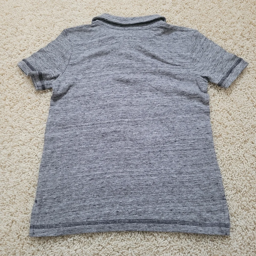NWT Sonoma The Everyday Polo Gray Boys 5 Preppy Summer Spring Event